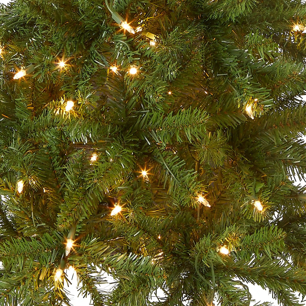 4.5 ft. Pre-Lit Kingswood Fir Pencil Tree with Clear Lights, Plug-In