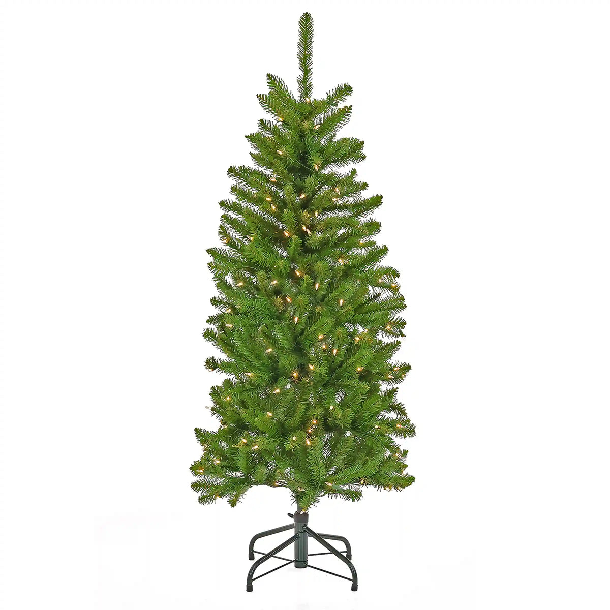 4.5 ft. Pre-Lit Kingswood Fir Pencil Tree with Clear Lights, Plug-In