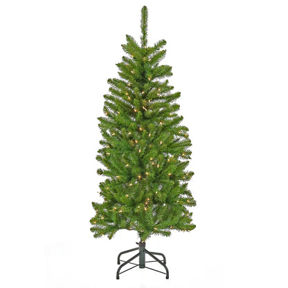 4.5 ft. Pre-Lit Kingswood Fir Pencil Tree with Clear Lights, Plug-In