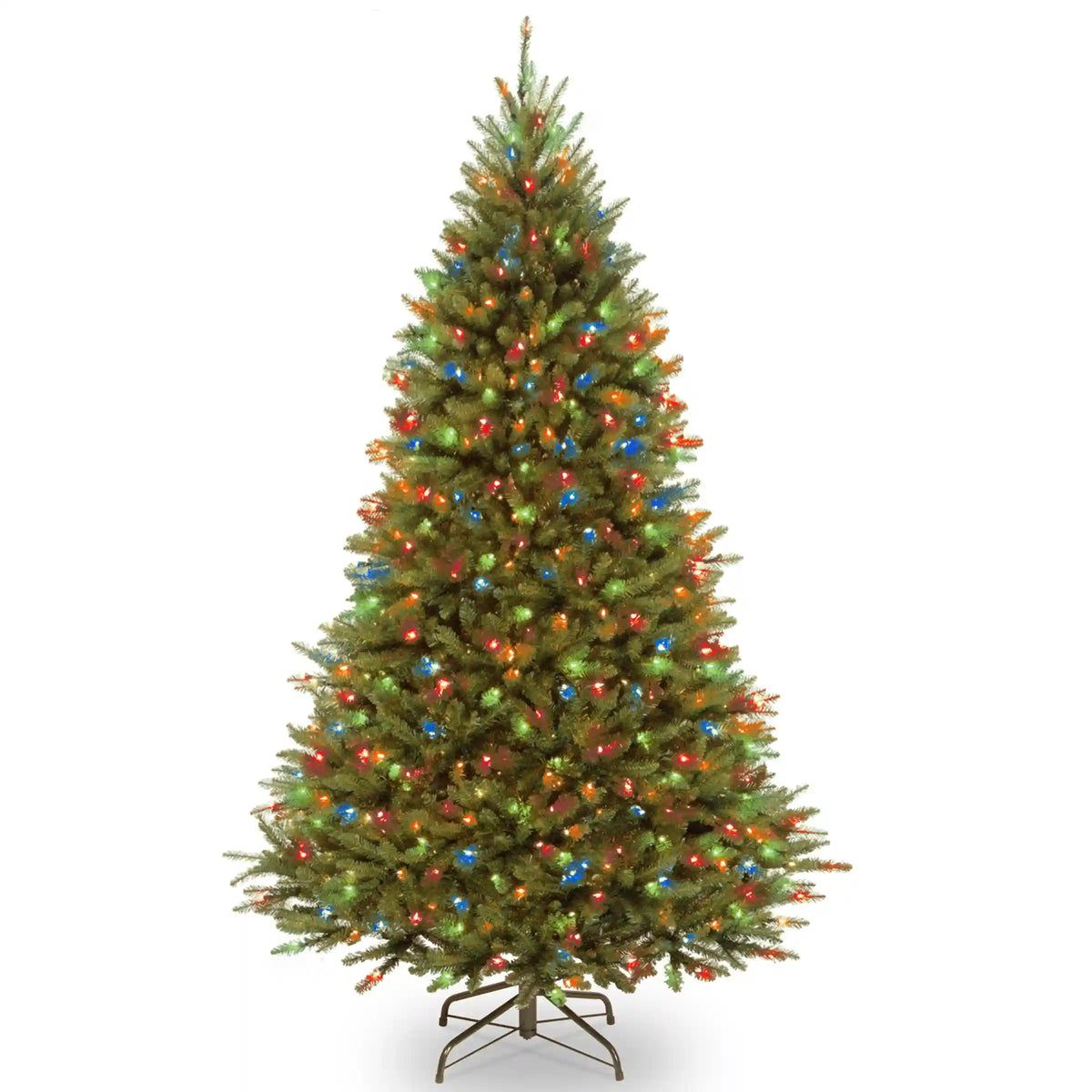 7.5 ft. Pre-Lit Kingswood Fir Tree with PowerConnect Dual Color LED Lights, Plug-In