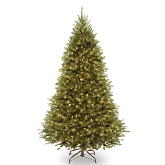 7.5 ft. Pre-Lit Kingswood Fir Tree with PowerConnect Dual Color LED Lights, Plug-In