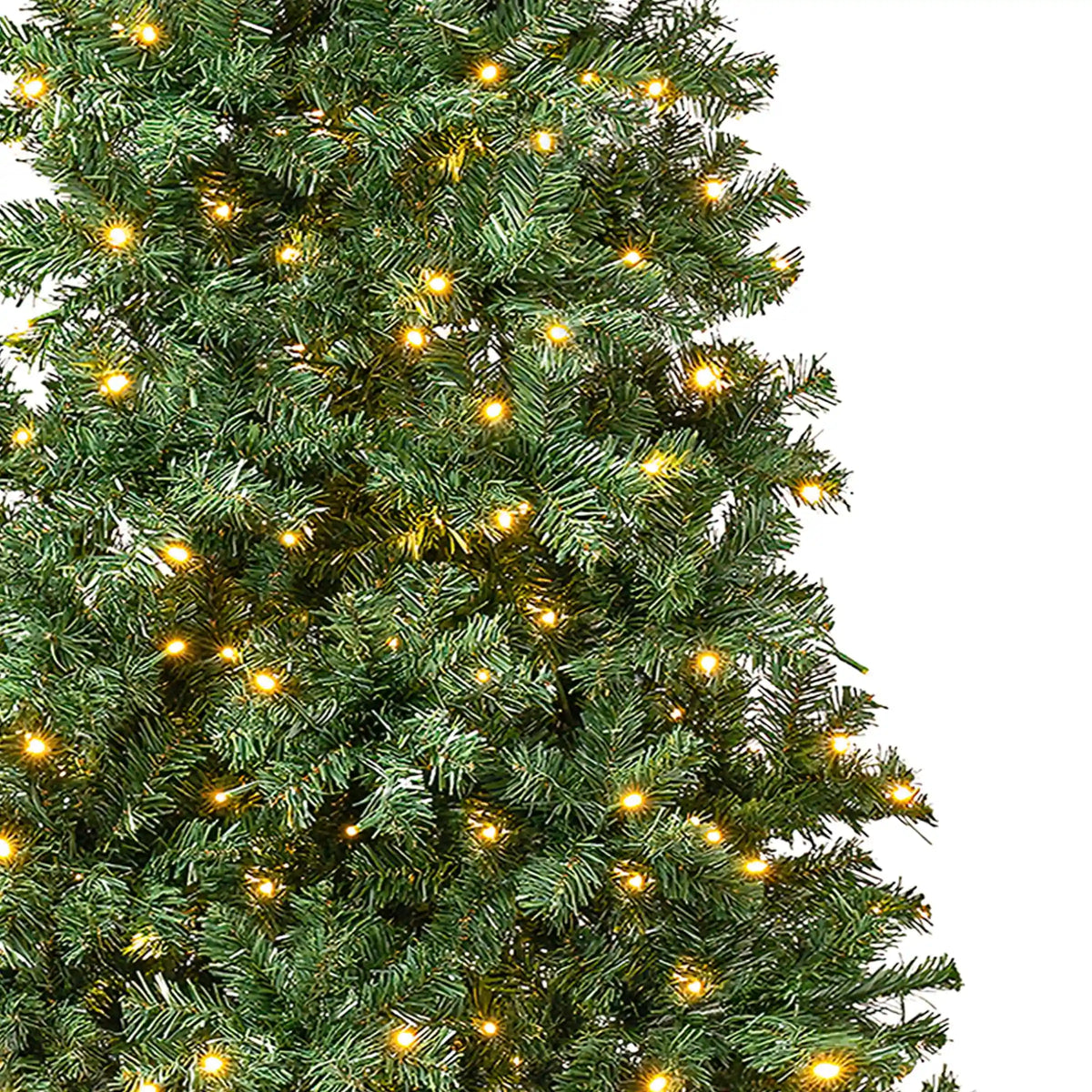 7.5 ft. Pre-Lit Linden Spruce Slim Tree with LED Lights, Plug-In