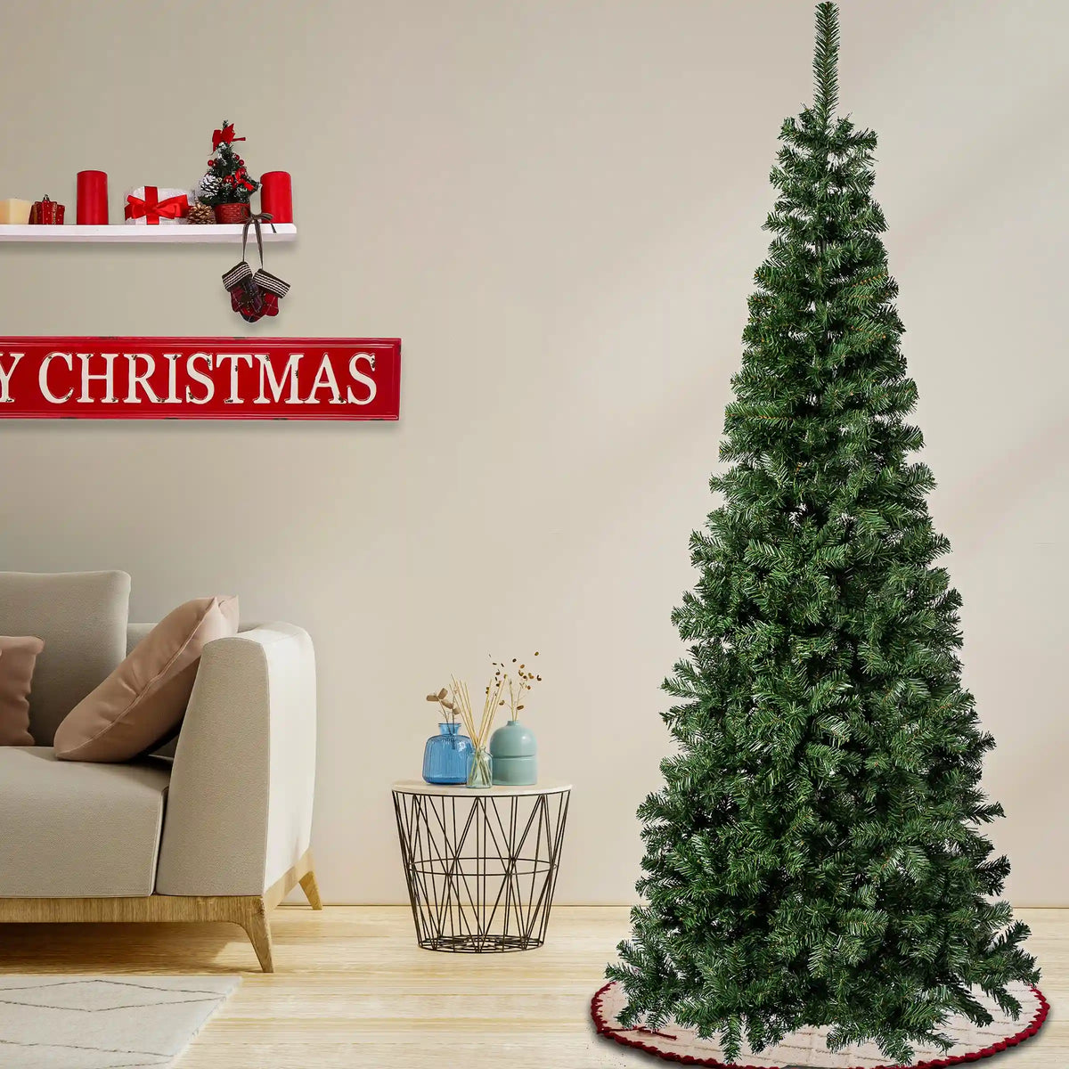 7.5 ft. Linden Spruce Slim Tree