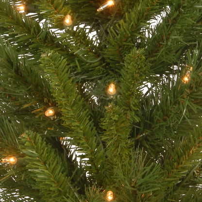 4 ft. Pre-Lit Leigh Valley Tree Set with Clear Lights, Plug-In