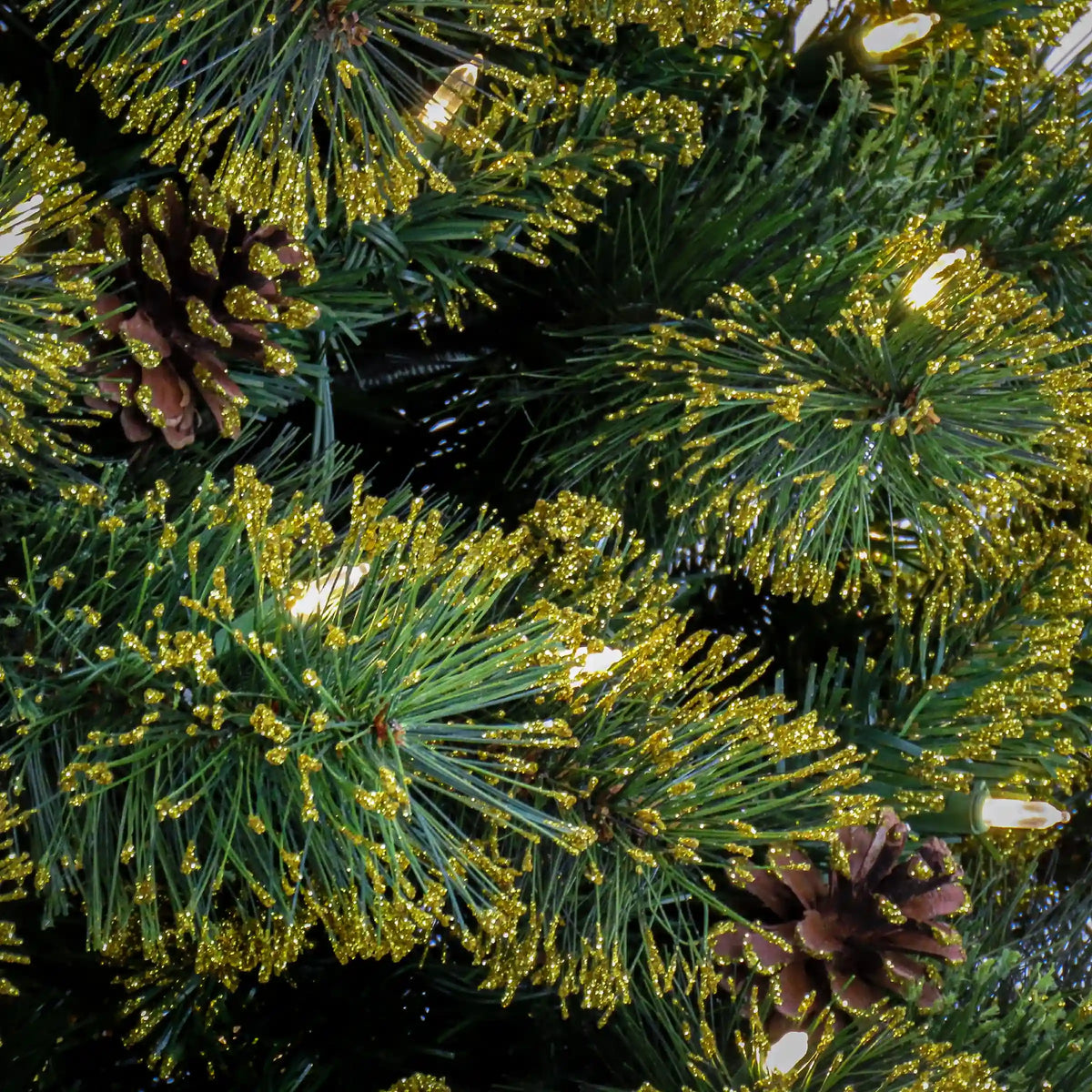 7 ft. Pre-Lit Maine Pine Tree with LED Lights, Plug-In