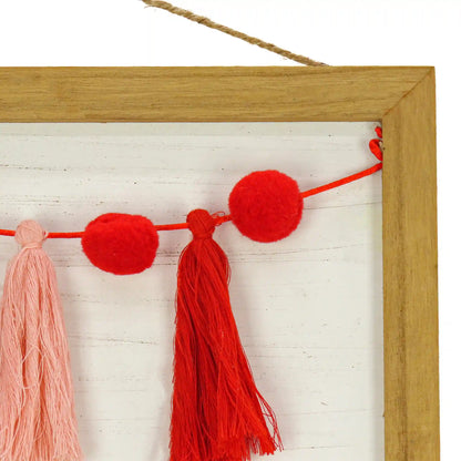 13 in. Valentine's 'Follow Your Heart' Hanging Wall Decoration