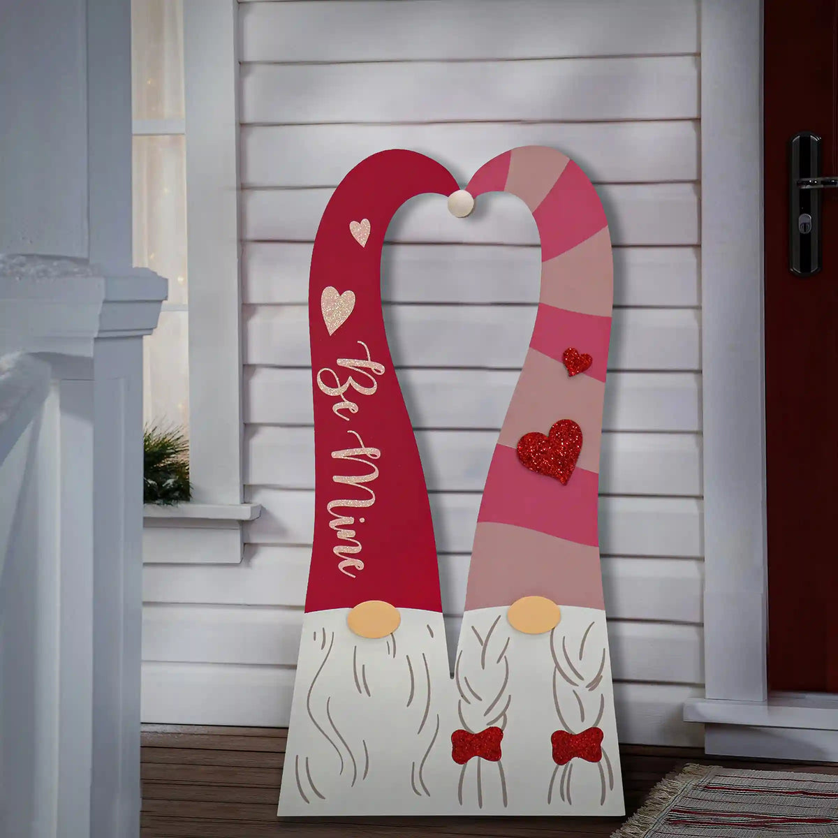 36 in. Valentine's Gnome Couple Porch Decor