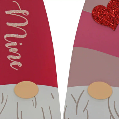 36 in. Valentine's Gnome Couple Porch Decor