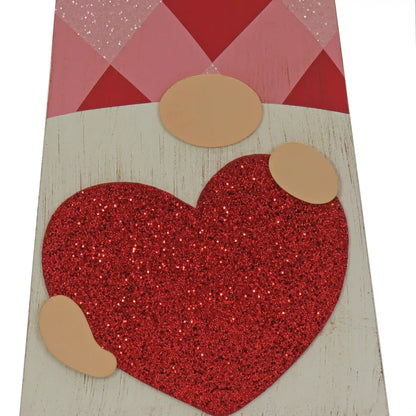 36 in. Valentine's Heart Gnomes Porch Decoration