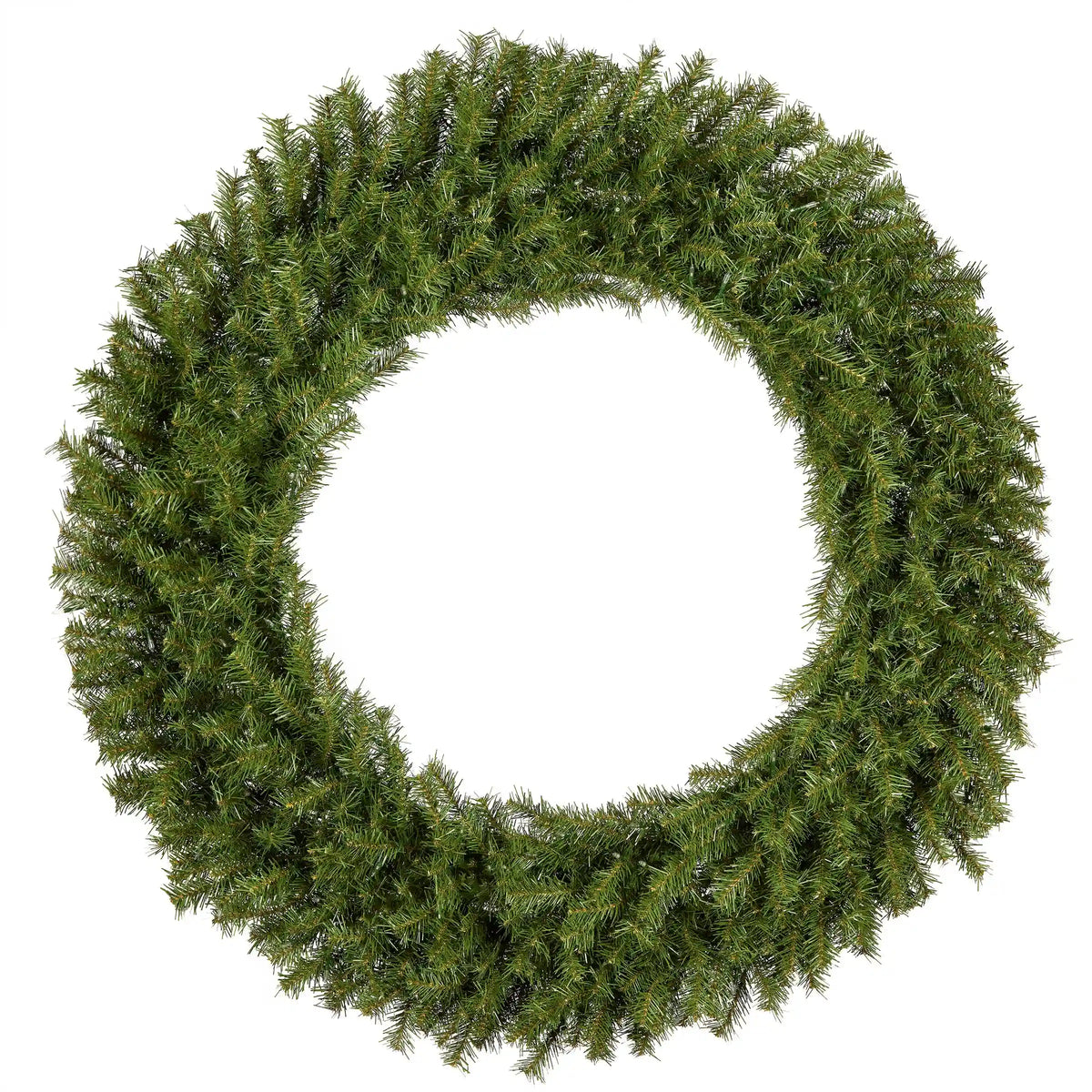 48 in. Pre-Lit Norwood Fir Wreath with Warm White LED Lights, Plug-In