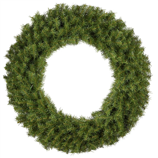 36 in. Pre-Lit Norwood Fir Wreath with Clear Lights, Plug-In