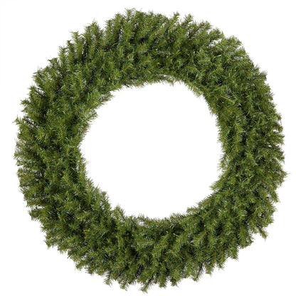 48 in. Pre-Lit Norwood Fir Wreath with Clear Lights, Plug-In