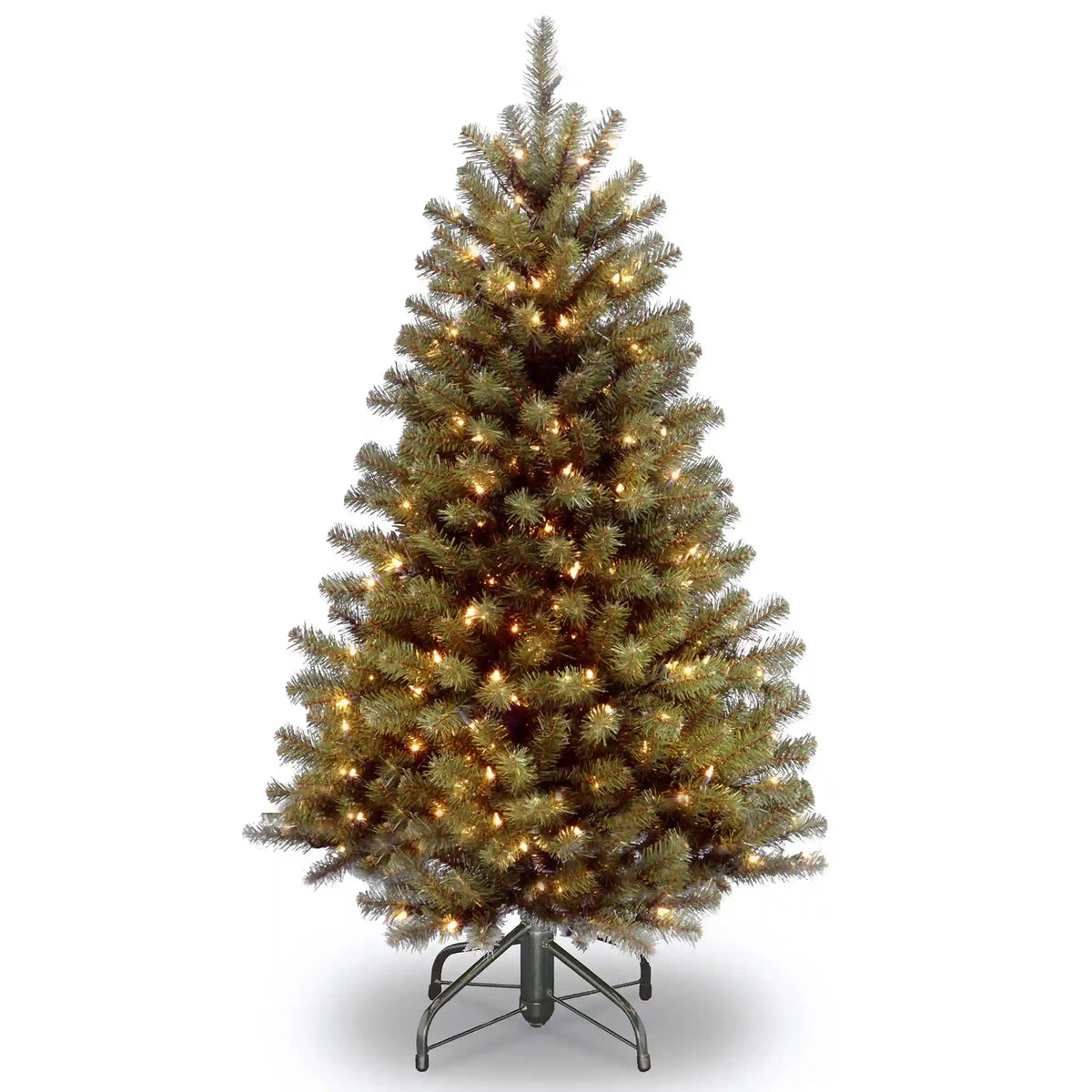 5 ft. Pre-Lit North Valley Spruce Tree with Clear Lights, Plug-In