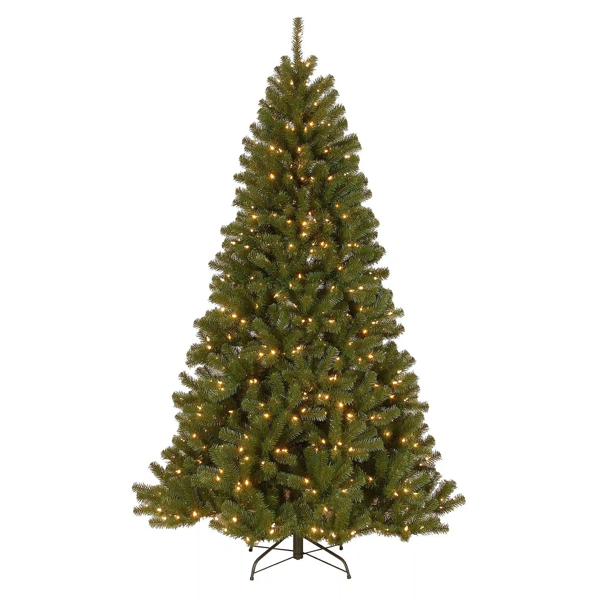 7.5 ft. Pre-Lit North Valley Spruce Tree with Clear Lights, Plug-In