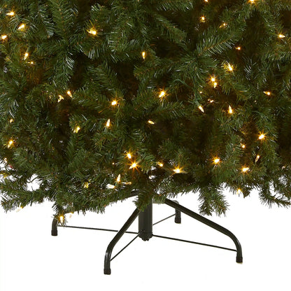 7.5 ft. Pre-Lit North Valley Spruce Tree with Dual Color LED Lights, Plug-In