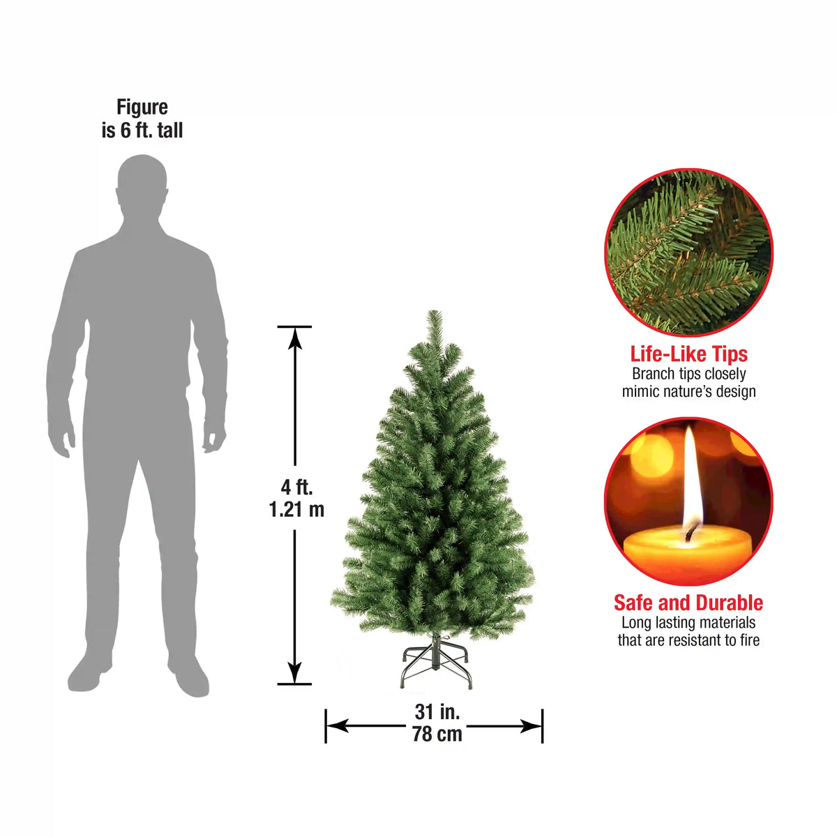 4 ft. North Valley Spruce Tree