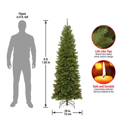 6 ft. North Valley Spruce Pencil Slim Tree