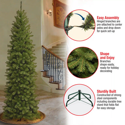 9 ft. North Valley Spruce Pencil Slim Tree