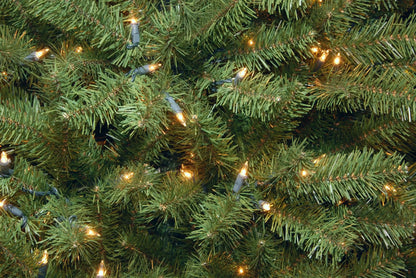 7.5 ft. Pre-Lit North Valley Spruce Tree with PowerConnect Dual Color LED Lights, Plug-In