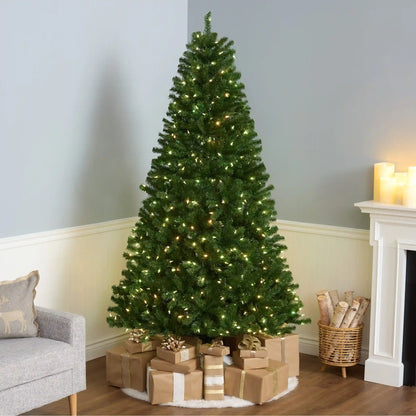 7.5 ft. Pre-Lit North Valley Spruce Tree with PowerConnect Light Parade LED Lights