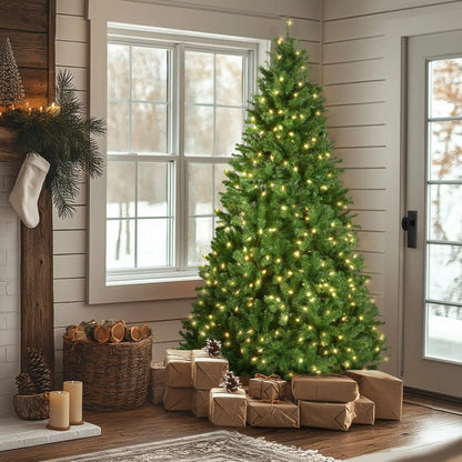 7.5 ft. Pre-Lit North Valley Spruce Tree with PowerConnect Light Parade LED Lights
