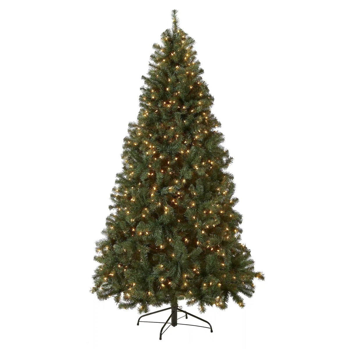 6.5 ft. Pre-Lit North Valley Spruce Blue Tree with Clear Lights, Plug-In