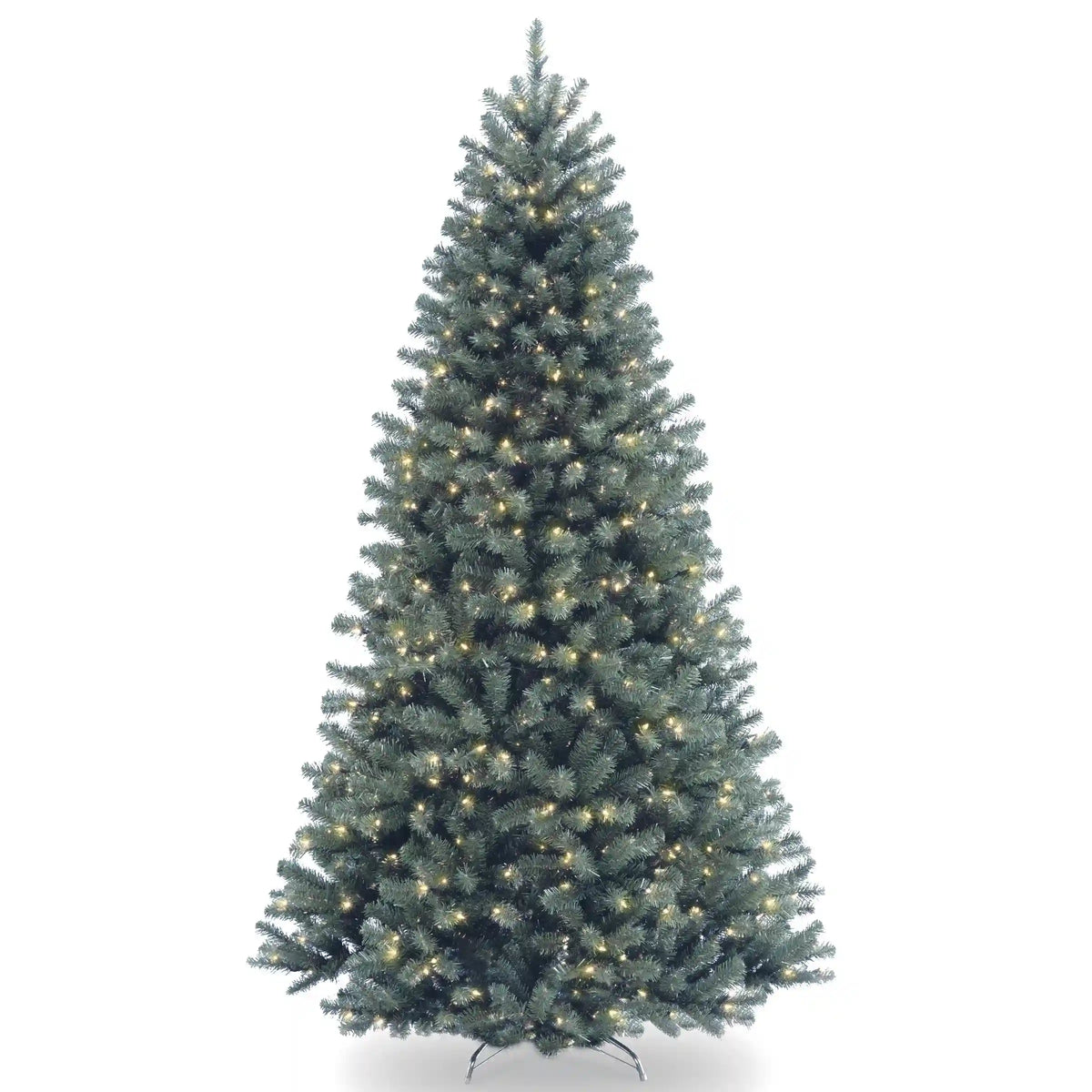 6.5 ft. Pre-Lit North Valley Spruce Blue Tree with Clear Lights, Plug-In