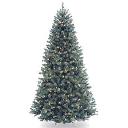 6.5 ft. Pre-Lit North Valley Spruce Blue Tree with Clear Lights, Plug-In