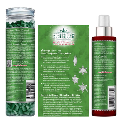 Scentsicles, 1 White Winter Fir Scent Mister, 1 White Winter Fir Scentfetti, 1 White Winter Fir Scented Star, 3pk