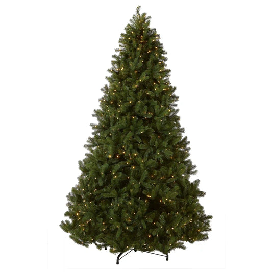 9 ft. Pre-Lit Downswept Douglas Fir Tree with Dual Color LED Lights, Plug-In