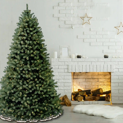 6.5 ft. Pre-Lit Downswept Douglas Blue Fir Tree with Clear Lights