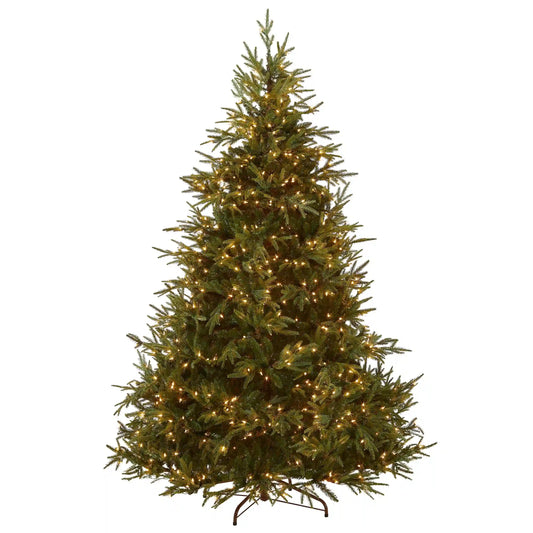 7.5 ft. Pre-Lit Fraser Grande Tree with Clear Lights, Plug-In