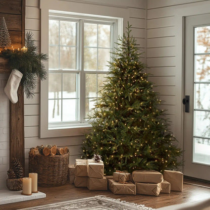 6 ft. Pre-Lit Fraser Grande with Dual Color LED Lights, Plug-In