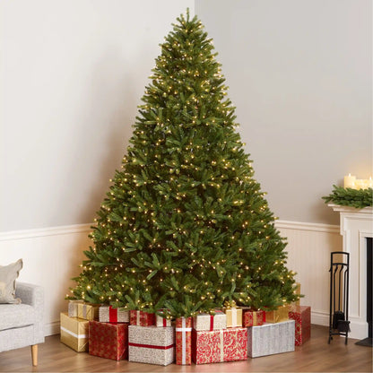 9 ft. Pre-Lit Jersey Fraser Fir Full Tree with Clear Lights
