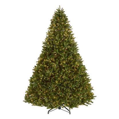 9 ft. Pre-Lit Jersey Fraser Fir Full Tree with Clear Lights