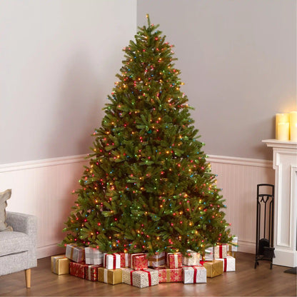 7.5 ft. Pre-Lit Jersey Fraser Fir Tree with Multicolor Lights
