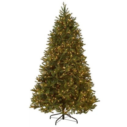6.5 ft. Pre-Lit Jersey Fraser Fir Medium Tree with Clear Lights, Plug-In