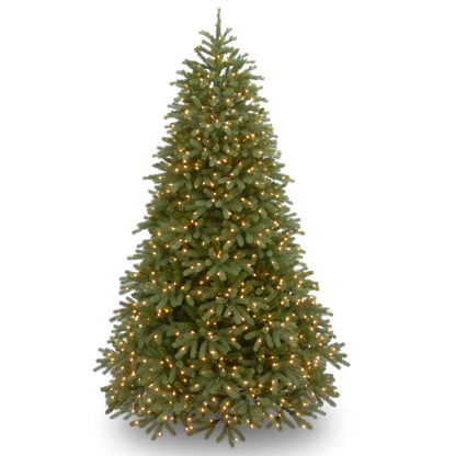 6.5 ft. Pre-Lit Jersey Fraser Fir Medium Tree with Clear Lights, Plug-In
