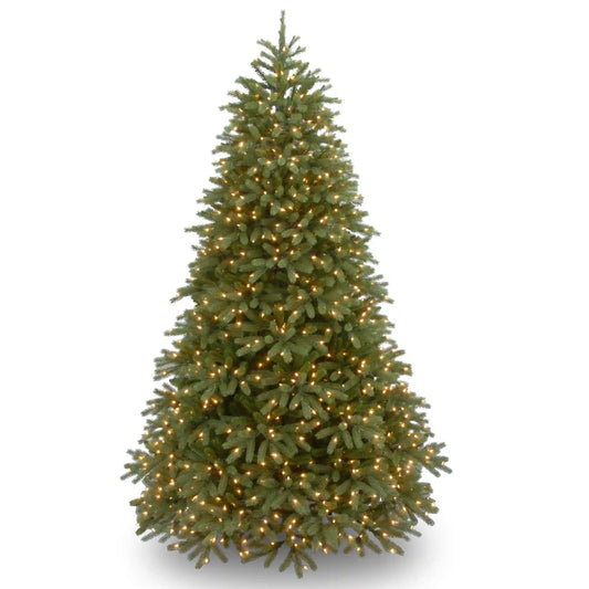 6.5 ft. Pre-Lit Jersey Fraser Fir Medium Tree with Clear Lights, Plug-In