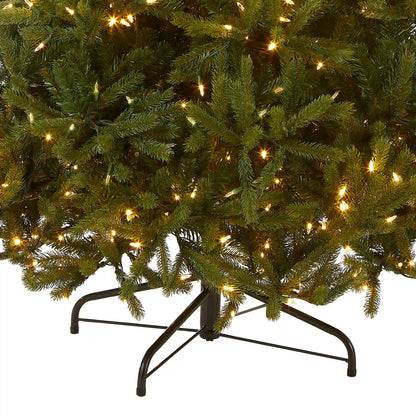 7.5 ft. Pre-Lit Jersey Fraser Fir Medium Tree with Dual Color LED Lights, Plug-In