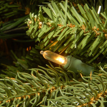 6.5 ft. Pre-Lit Jersey Fraser Fir Slim Tree with Clear Lights, Plug-In