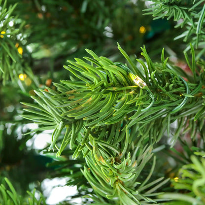 9 ft. Pre-Lit Lark Pine Medium Tree with Warm White LED Rice Lights