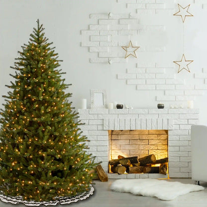 6.5 ft. Pre-Lit Norway Spruce Tree with Clear Lights, Plug-In