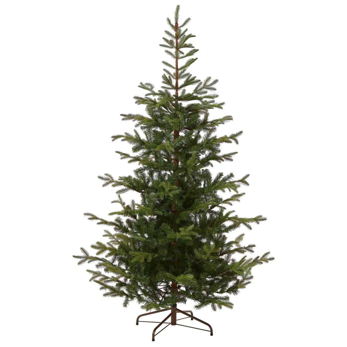 7.5 ft. Norwegian Spruce Hinged Tree with Clear Lights