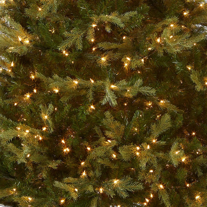 9 ft. Pre-Lit Nordic Spruce Medium Tree with Clear Lights, Plug-In