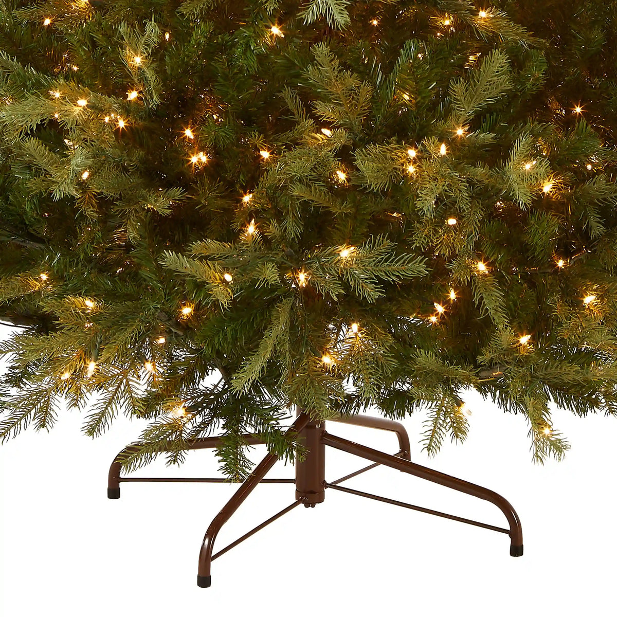 9 ft. Pre-Lit Nordic Spruce Medium Tree with Clear Lights, Plug-In