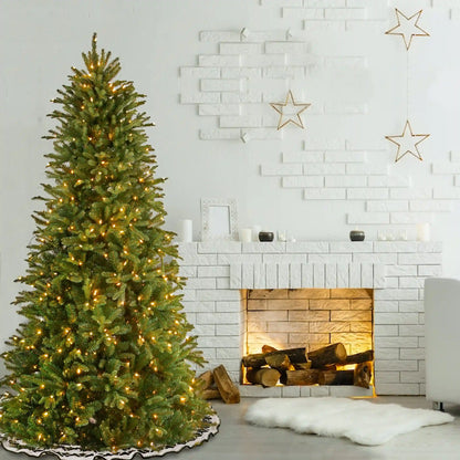 7.5 ft. Pre-Lit Tiffany Fir Tree with Dual Color LED Lights, Plug-In
