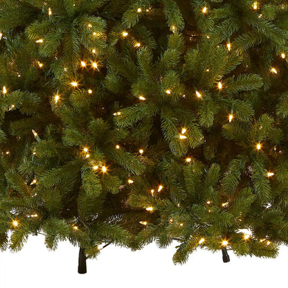 7.5 ft. Pre-Lit Deluxe Downswept Douglas Fir Tree with PowerConnect Dual Color LED Lights, Plug-In
