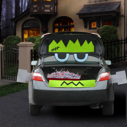 4-Piece Halloween Frankenstein TRICKY TRUNKS Car Decoration Kit