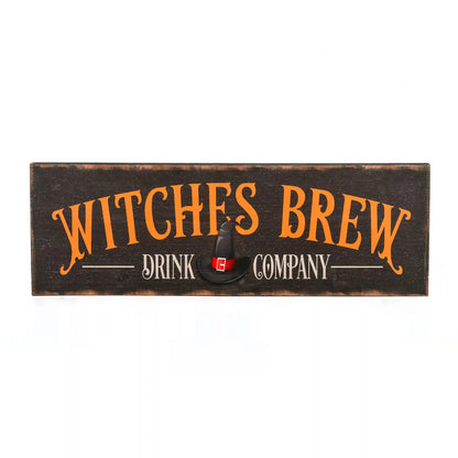 2 ft. Halloween Witches Brew Drink Company Hanging Wall Decoration
